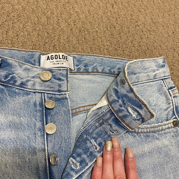 Agolde Jean Shorts - Picture 2 of 4